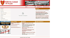Desktop Screenshot of edirnelisesi.com